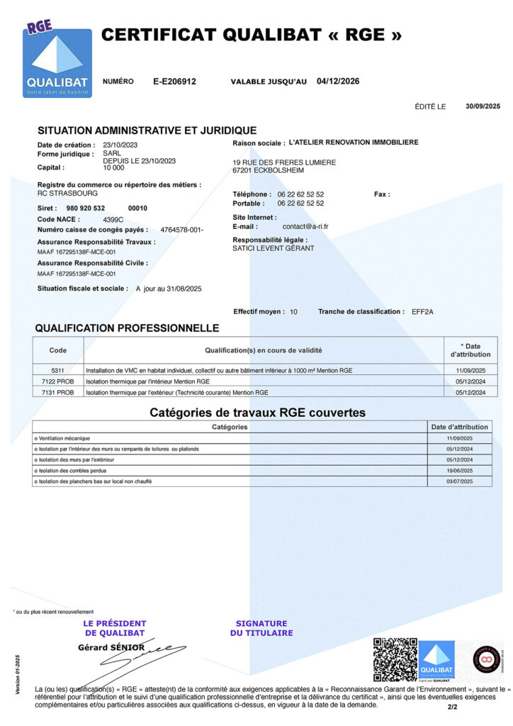 qualibat dq 2025 d67 certificat 206912 e206912 1 20250930 1 page 2